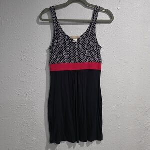 Ameda Black and Red Mini Dress